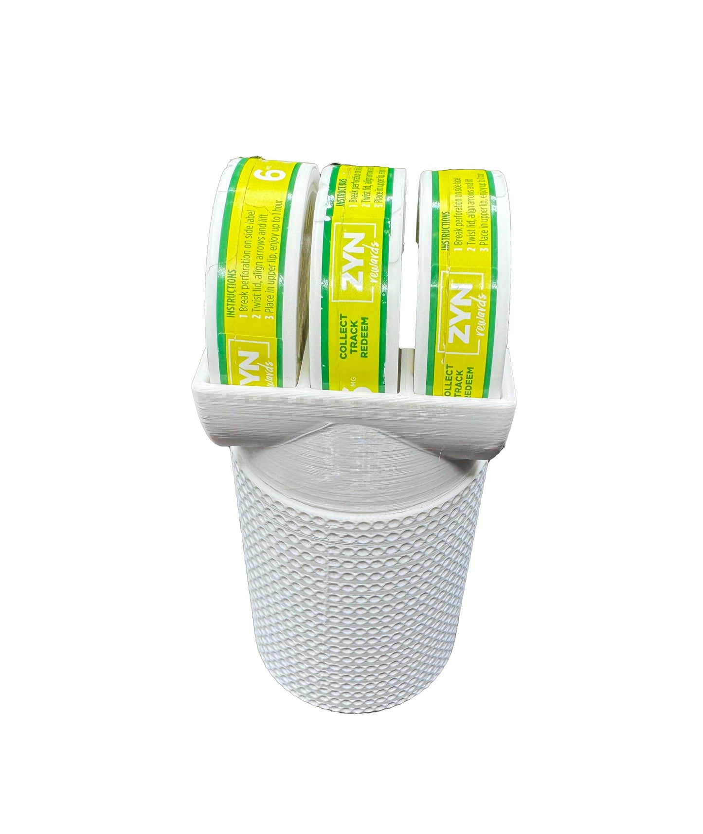 ZYN Can Cup Holder - Holds 7 Cans of ZYN!  Perfect for the Golf Cart, Car, or Boat!