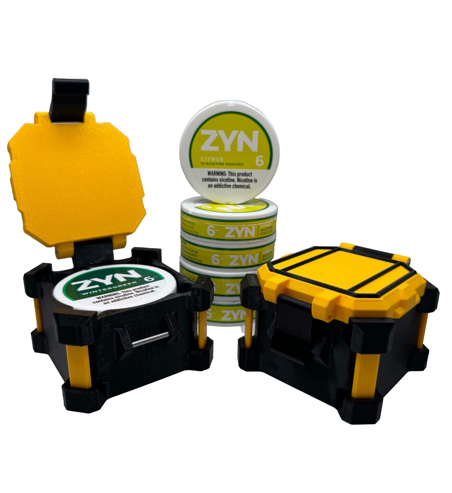 DEWALT Inspired ZYN Case | Holds 2 cans of ZYN  | Groomsmen Gift  |