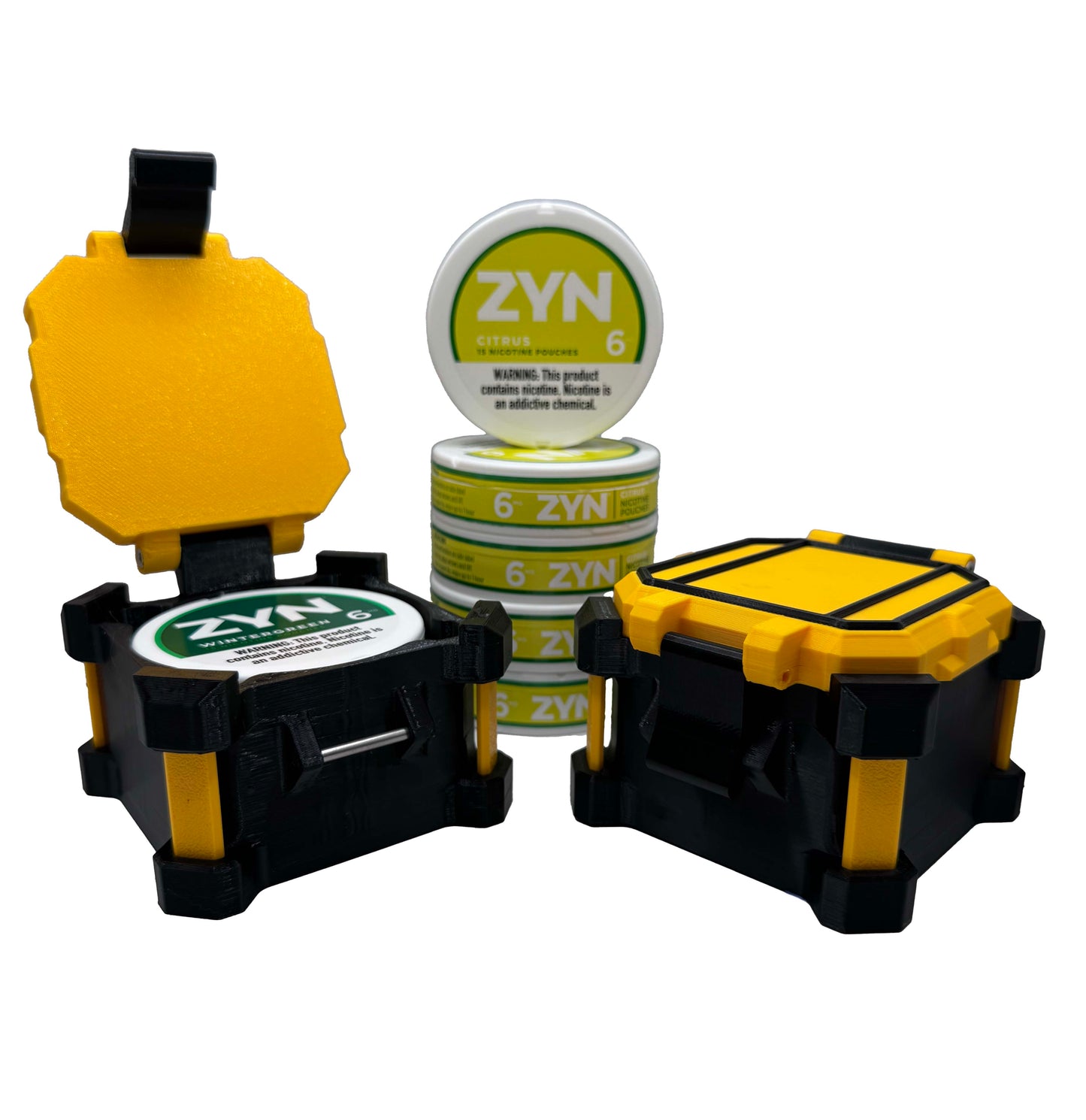 DEWALT Inspired ZYN Case | Holds 2 cans of ZYN  | Groomsmen Gift  |